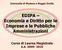 EDIPA Economia e Diritto per le Imprese e le Pubbliche Amministrazioni