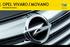 OPEL VIVARO / MOVANO. Infotainment System