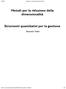 Metodi per la riduzione della dimensionalità. Strumenti quantitativi per la gestione