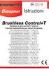 Brushless Control+T. Variatore di giri con HoTT interno Funzioni telemetriche per motori brushless
