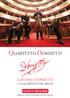 QUARTETTO DONIZETTI GAETANO DONIZETTI I 18 QUARTETTI PER ARCHI WORLD PREMIERE PRIMA ESECUZIONE INTEGRALE