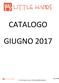 CATALOGO GIUGNO 2017