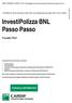 InvestiPolizza BNL Passo Passo