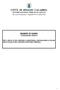 CITTÀ DI REGGIO CALABRIA SETTORE GESTIONE TRIBUTI ED APPALTI Servizio Contratto e Appalti Provveditorato