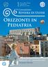 6 Congresso. Orizzonti in Pediatria. Riviera di Ulisse. Gaeta maggio Summit Hotel