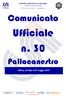 CENT RO SPORT IVO IT AL IANO. Comitato provinciale di Macerata. Giocare per credere. Comunicato. Ufficiale n. 30. Pallacanestro