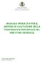 MANUALE OPERATIVO PER IL SISTEMA DI VALUTAZIONE DELLA PERFORMANCE INDIVIDUALE DEL DIRETTORE GENERALE