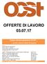 OFFERTE DI LAVORO