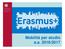Per tutti gli aspetti organizzativi e amministrativi del tuo Erasmus il riferimento è: Ufficio Relazioni Internazionali Settore Mobilità