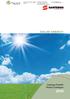 SOLAR ENERGY. Catalogo Prodotti Product Catalogue