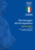 Monitoraggio attività legislativa. Aprile 2017 a cura di Affari Legislativi, Istituzionali e Attività di Presidenza