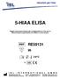 5-HIAA ELISA. Saggio immunoenzimatico per la diagnostica-in-vitro per la determinazione quantitativa di 5-HIAA in urina umana.
