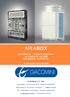 ARIABOX SISTEMA DI CLIMATIZZAZIONE IN POMPA DI CALORE PER GRANDI SUPERFICI. A emissioni zero di CO2 GIACOMINI & C. SNC