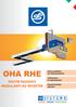 OHA RHE NASTRI RADIANTI MODULANTI AD INVERTER HEATING COOLING GREEN ENERGY RISCALDAMENTO AD IRRAGGIAMENTO TECNOLOGIA ED INNOVAZIONE