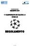 stagione 2015/2016 GRUPPO FEV 1 CAMPIONATO DI CALCIO A 5 OVER 40 REGOLAMENTO