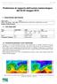 Preliminare di rapporto dell evento meteorologico del maggio 2010