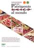 unico unico Patrimonio al mondo SALUMI ITALIANI DOP E IGP AGGIORNAMENTO NUTRIZIONALE ED. 2017