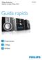 MCi300. Philips Streamium Sistema wireless Micro Hi-Fi. Guida rapida. Preparazione. Collega. Utilizzo