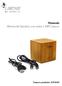 Manuale Bluetooth Speaker con radio e MP3 player