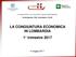 LA CONGIUNTURA ECONOMICA IN LOMBARDIA 1 trimestre 2017