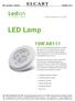 LED Lamp 10W AR111 ELCART. A New Experience in Light