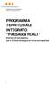 PROGRAMMA TERRITORIALE INTEGRATO PAESAGGI REALI