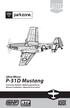 Ultra Micro. P-51D Mustang. Instruction Manual / Bedienungsanleitung Manuel d utilisation / Manuale di Istruzioni