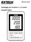 Manuale utente. Datalogger per tensione c.c. a 3 canali Modello SD910