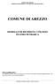 COMUNE DI AREZZO MODELLO DI RICHIESTA UTILIZZO TEATRO PETRARCA