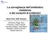 La sorveglianza dell antibiotico resistenza e dei consumi di antibiotici Silvia Forni, ARS Toscana