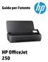 HP OfficeJet 250 Mobile All-in-One series. Guida per l'utente