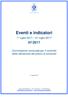 Eventi e indicatori. 1 luglio luglio /2017. Commissione comunale per il controllo della rilevazione dei prezzi al consumo