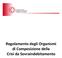 Regolamento degli Organismi di Composizione della Crisi da Sovraindebitamento