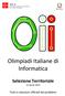 Olimpiadi Italiane di Informatica. Selezione Territoriale 14 Aprile Testi e soluzioni ufficiali dei problemi