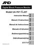 Digital Blood Pressure Monitor. Model UA-767