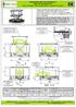 ASCENSORE PER AUTO MODELLO CMC ROTOCOVER B1S CAR LIFT MODEL CMC ROTOCOVER B1S CAPACITY KG 3000