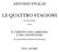 ANTONIO VIVALDI LE QUATTRO STAGIONI. The Four Seasons. Op. 8 IL CIMENTO DELL'ARMONIA E DELL'INVENTIONE. The Contest Between Harmony And Invention