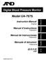 Digital Blood Pressure Monitor. Model UA-767S