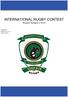 INTERNATIONAL RUGBY CONTEST