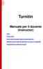 Turnitin. Manuale per il docente (Instructor) Quick submit (modalità rapida di analisi della tesi)