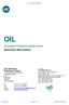 OIL. Descrizione dello Schema. Oil Analysis Proficiency Testing Scheme