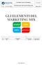 GLI ELEMENTI DEL MARKETING MIX