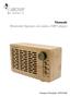 Manuale Bluetooth Speaker con radio e MP3 player