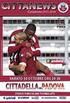 CITTADELLA vs PADOVA. 6 a andata SABATO 10 OTTOBRE ORE 20:30. Campionato STADIO PIER CESARE TOMBOLATO