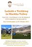 Ladakh e Trekking in Markha Valley