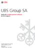 UBS Group SA. Invito all Assemblea generale ordinaria di UBS Group SA