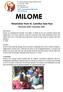 MILOME. Newsletter from St. Camillus Dala Kiye. November 2016 November 2016