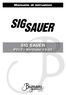 Manuale di istruzioni. Sig Sauer P210 Versione 10.02