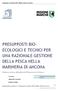 PRESUPPOSTI BIO- ECOLOGICI E TECNICI PER UNA RAZIONALE GESTIONE DELLA PESCA NELLA MARINERIA DI ANCONA