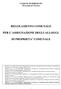 REGOLAMENTO COMUNALE PER L ASSEGNAZIONE DEGLI ALLOGGI DI PROPRIETA COMUNALE